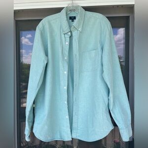 J.Crew Slim Fit Mint Green Button Down Shirt